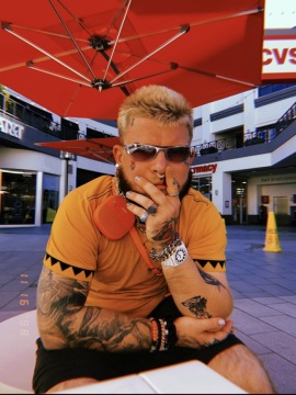 Tattoo Model Los Angeles | Breven B - Curvy Blonde 